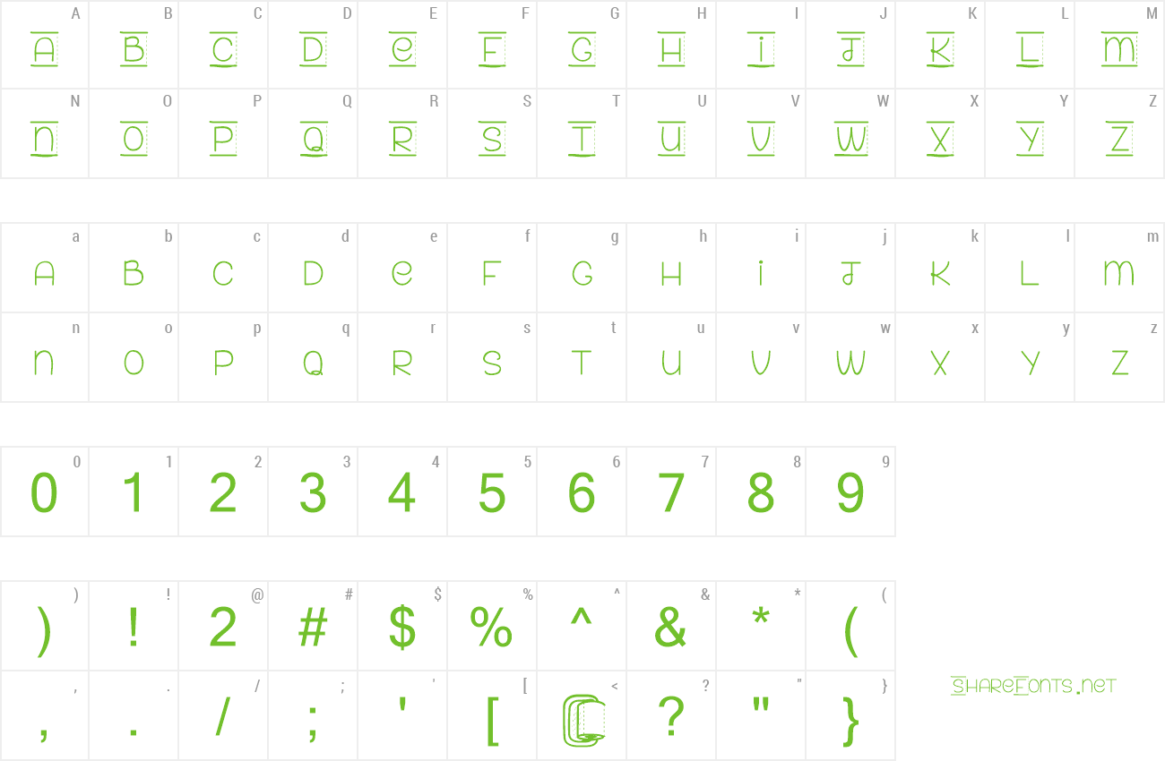 Font PAPER FOR YOUR ASS preview